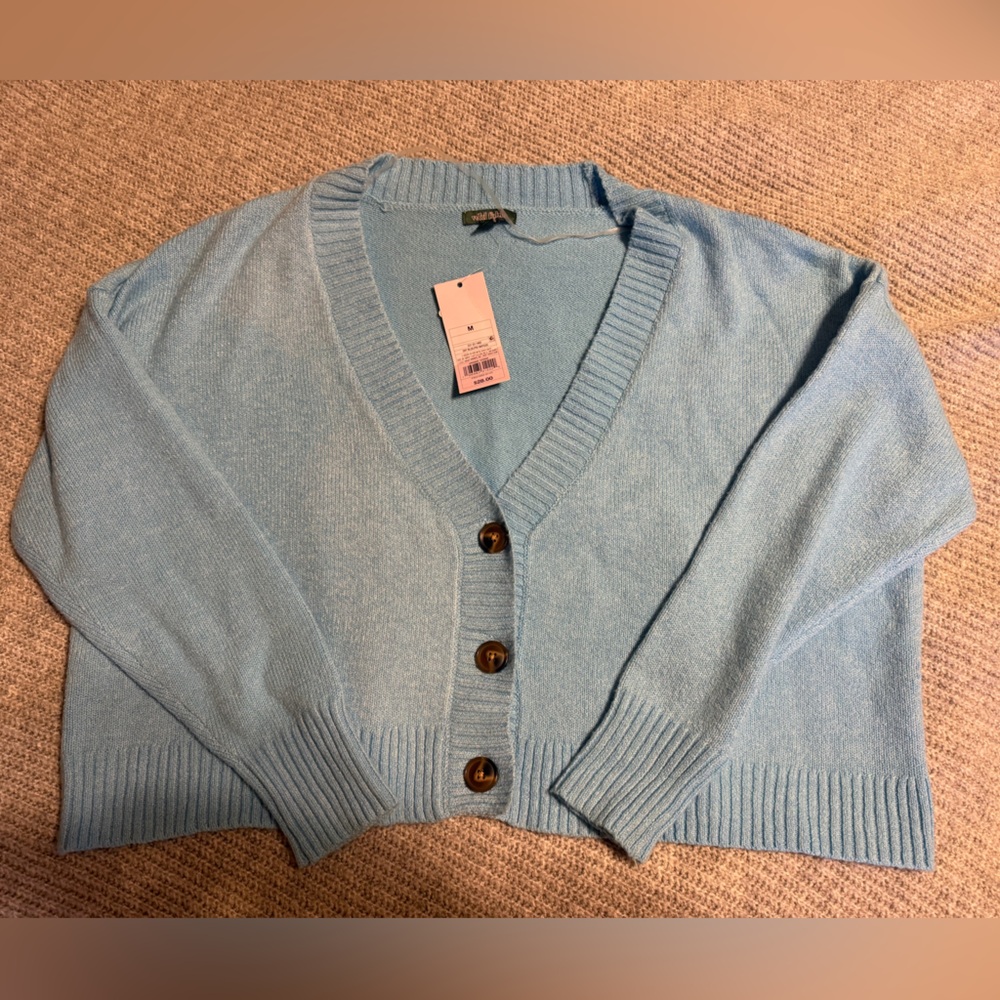 Wild Fable Sky Blue Knit Cardigan